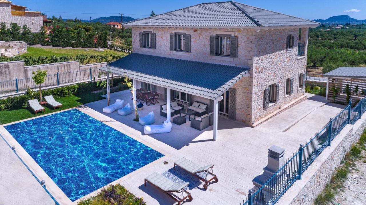 Zante Soleil - High-End Stone Villa With Swimming Pool Lagópodo Kültér fotó