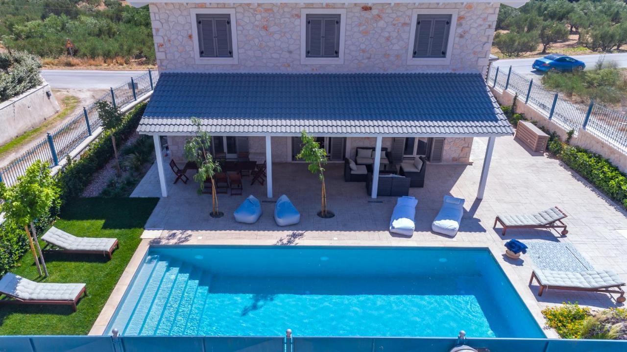Zante Soleil - High-End Stone Villa With Swimming Pool Lagópodo Kültér fotó
