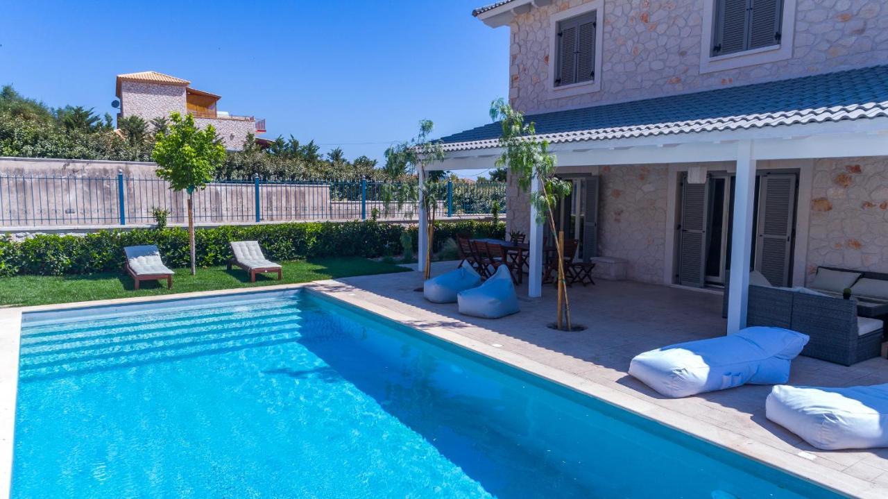 Zante Soleil - High-End Stone Villa With Swimming Pool Lagópodo Kültér fotó