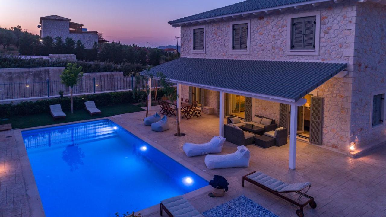 Zante Soleil - High-End Stone Villa With Swimming Pool Lagópodo Kültér fotó