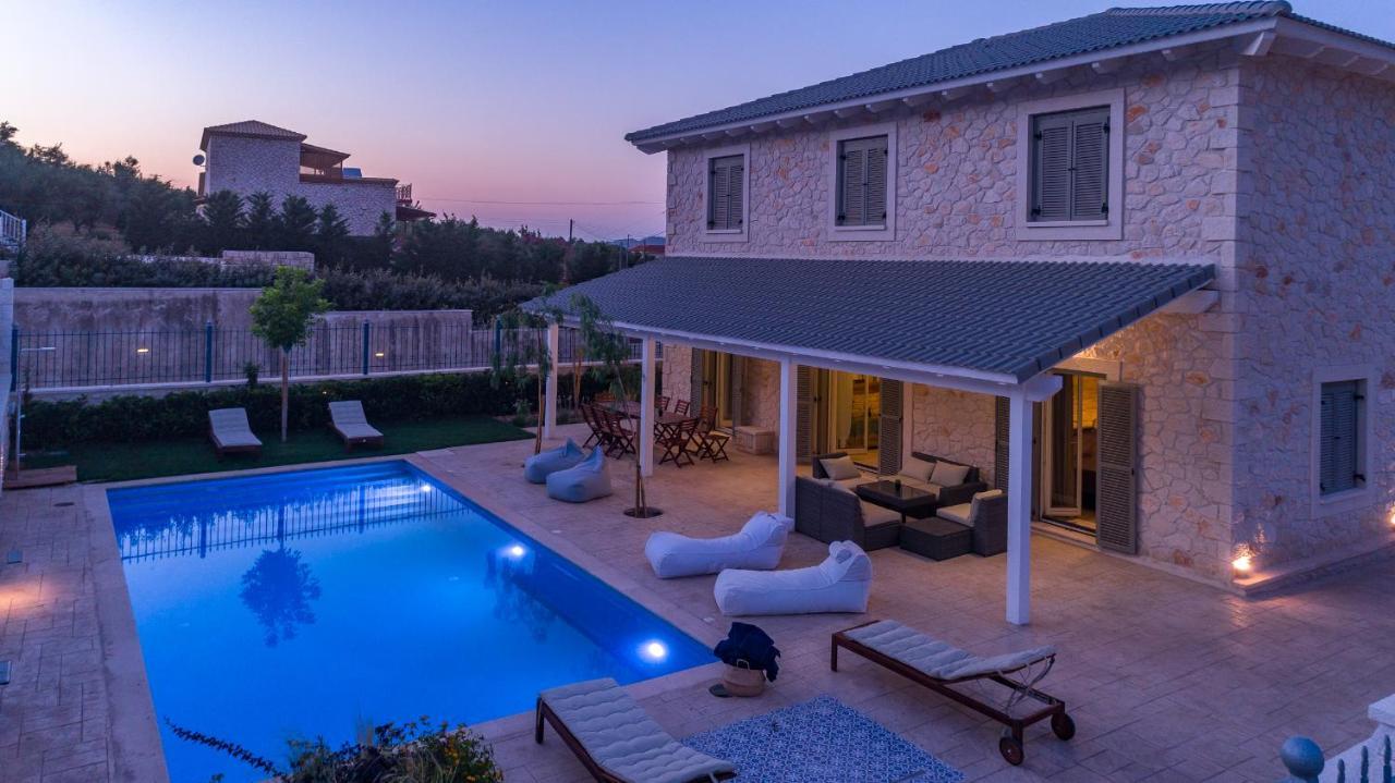 Zante Soleil - High-End Stone Villa With Swimming Pool Lagópodo Kültér fotó