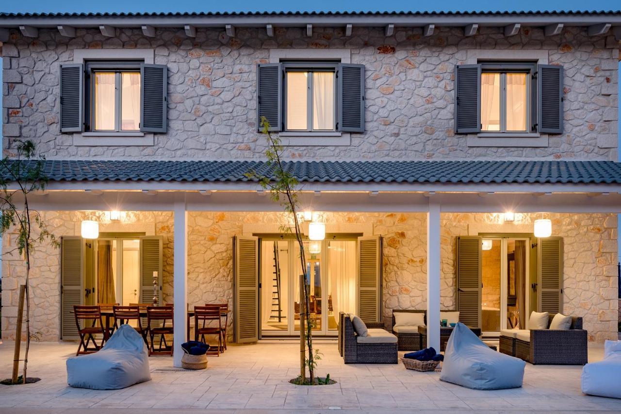 Zante Soleil - High-End Stone Villa With Swimming Pool Lagópodo Kültér fotó