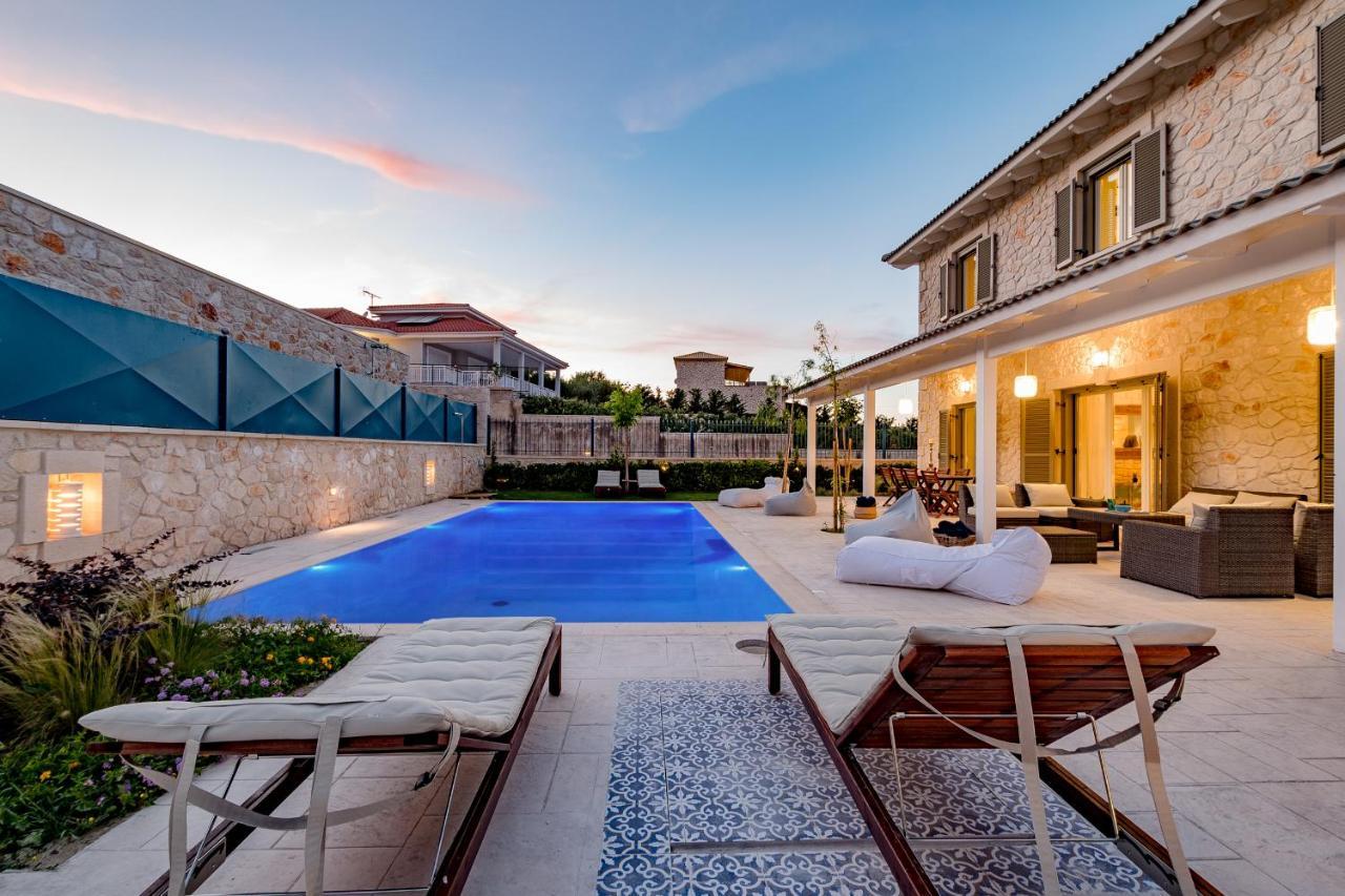 Zante Soleil - High-End Stone Villa With Swimming Pool Lagópodo Kültér fotó